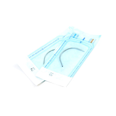 Piercing Kit 9 Pieces With Curved needles Perfect to Belly, Tongue, Cartilage