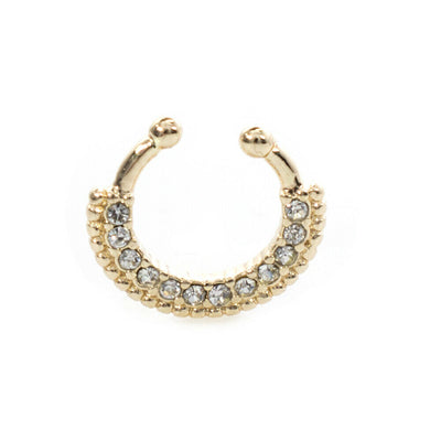 Non-Piercing Septum Ring 316L Surgical Steel- Variety-Sold Each