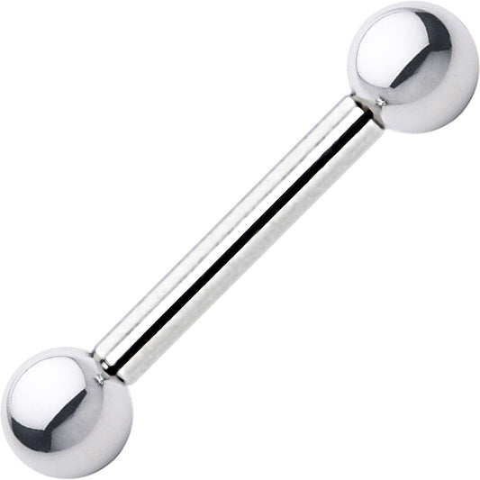Tongue Nipple Piercing Barbell 10G - 316L Surgical Steel - 2 Lengths