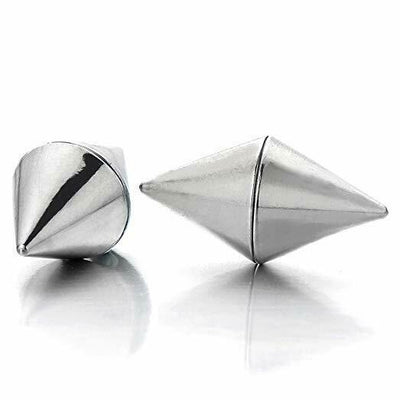 Earrings Magnetic with Double Side Spike End 9mm - Sold as a Pair