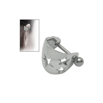 Star Design Cartilage Earring