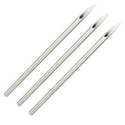 25 PC. Sterilized Body Piercing Needles (20G, 18G, 16G) - Wholesale Pricing