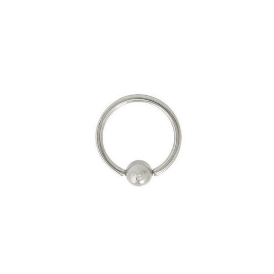 Surgical Steel 14G Captive Bead Ring 10mm or 12mm