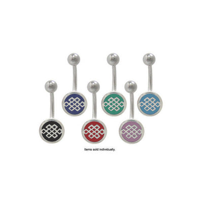Celtic Knot Logo Design Belly Button Ring