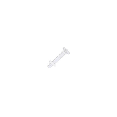 Clear Acrylic 14G Labret Monroe Lip Piercing Retainer