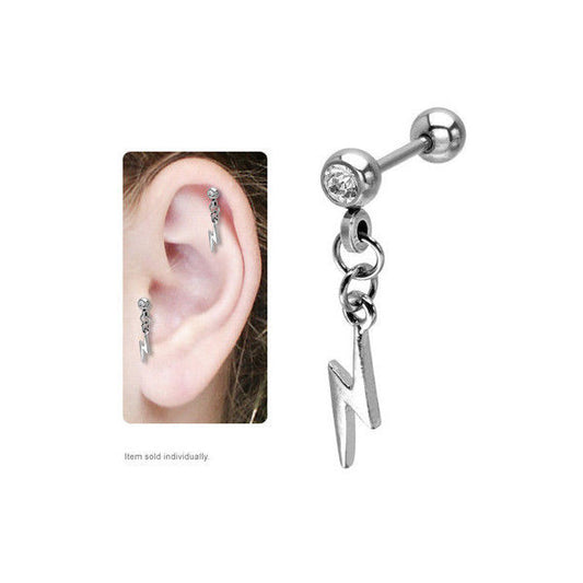 Lightning Cartilage / Tragus Earring