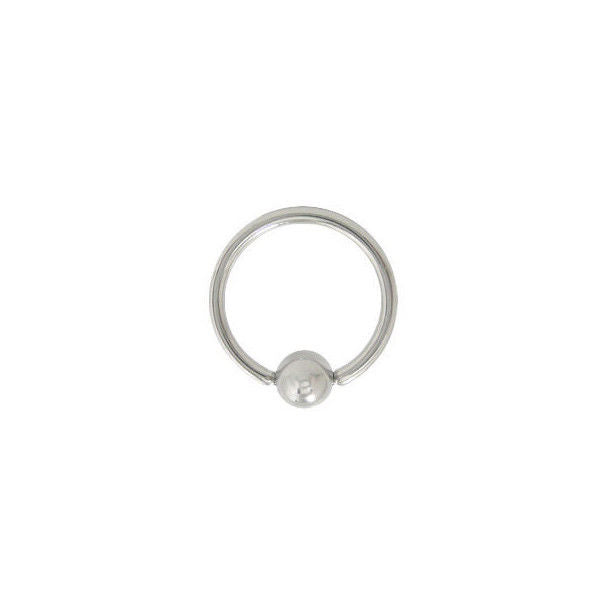 Surgical Steel 16G Captive Bead Ring - 12mm or 8mm Length