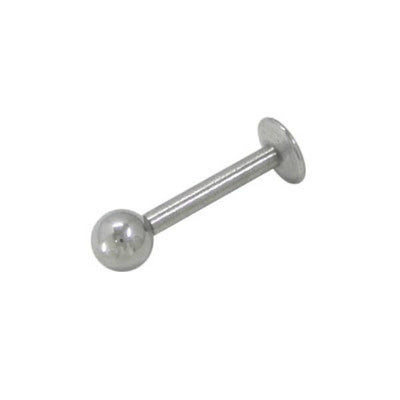 Internally Threaded 14G Labret Monroe with 3mm Ball Bead End