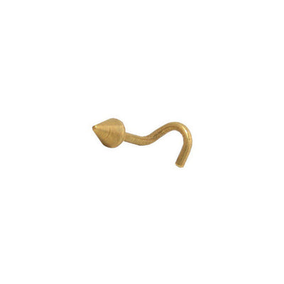 Nose Screw Stud 14k Gold Plate