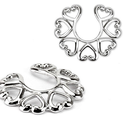 Heart Shaped Non-Piercing Nipple Clip