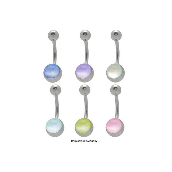 Colorful Acrylic Belly Button Ring 14G Navel Jewelry