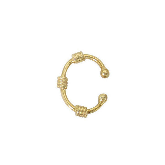 Belly Button Clip Gold Plated Non-Piercing