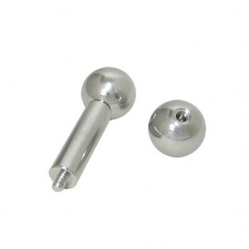 Surgical Steel Piercing Barbell 8G/6G For Multiple Use