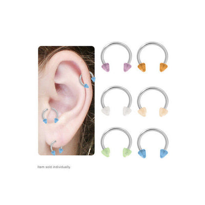 Glow in Dark Horseshoe Ring