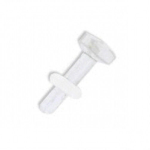Clear Acrylic Eyebrow Piercing Retainer 16G - Perfect For Hiding New Piercings