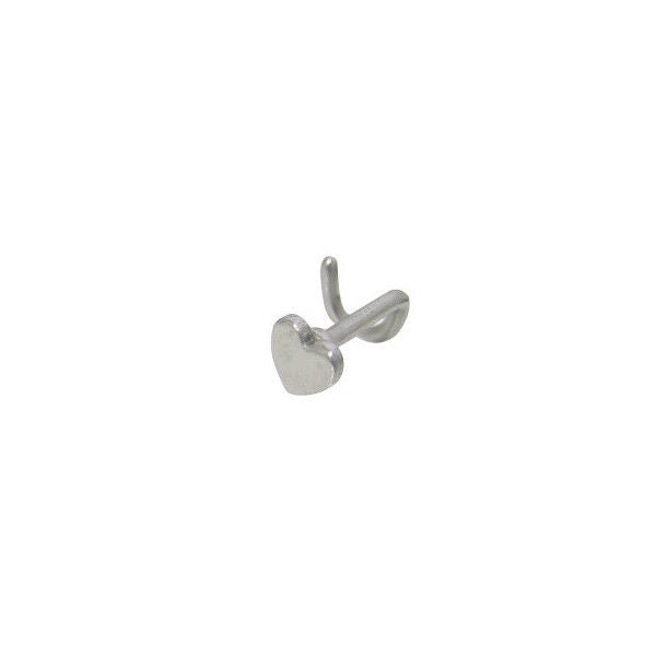Nose Stud Surgical Steel with Heart Head