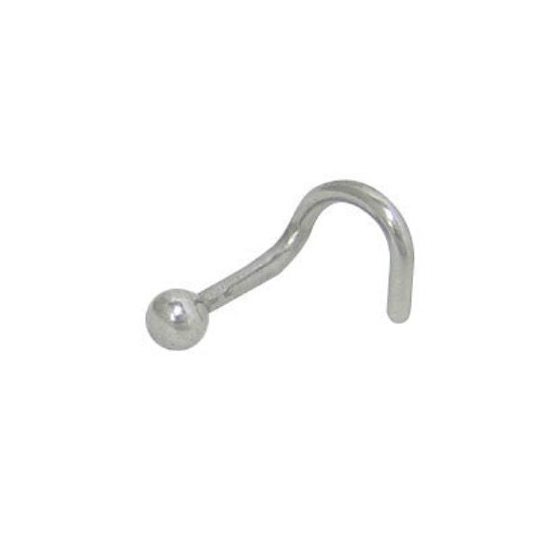 Nose Stud screw fit  Surgical Steel with 2mm ball