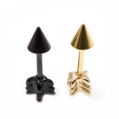 Ear Cartilage Piercing Barbell 16 Gauge Helix, Rook, Daith Jewelry Stud Arrow