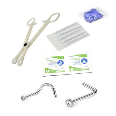LionGothic Nose Piercing Kit 11 Pieces